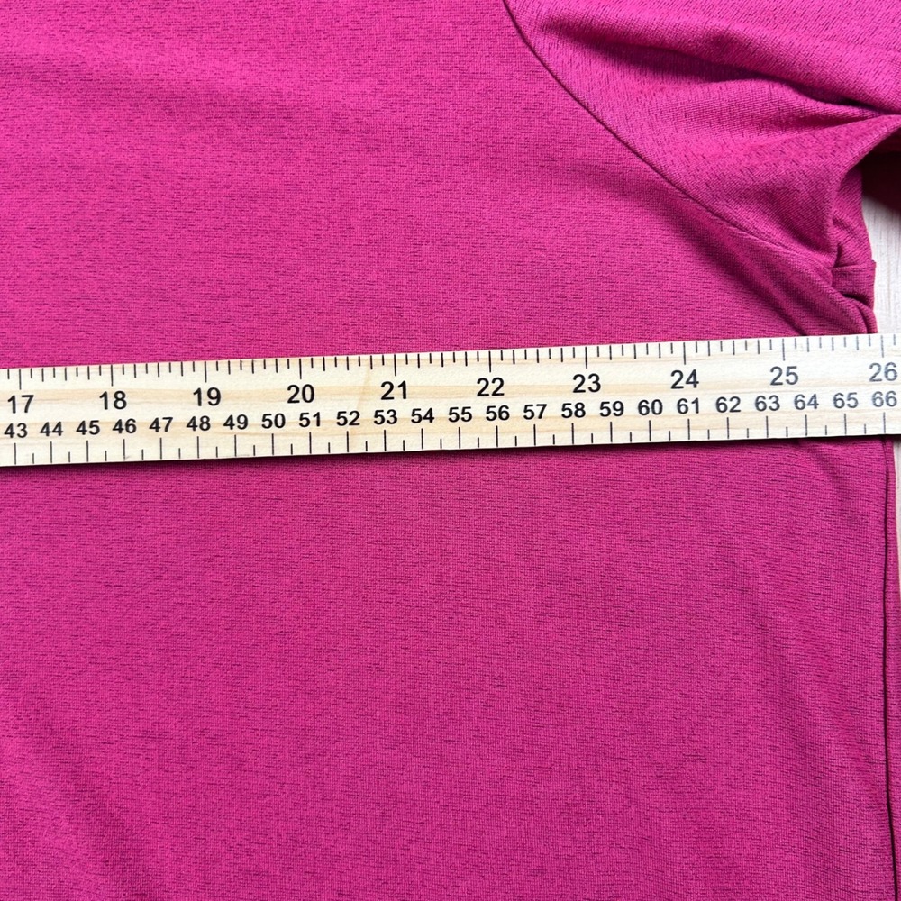 Adidas Mens Primegreen Golf Polo Shirt Pink Heathered Short Sleeve 2XL - Picture 4 of 8